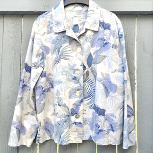 Tropical Print Jacket  L